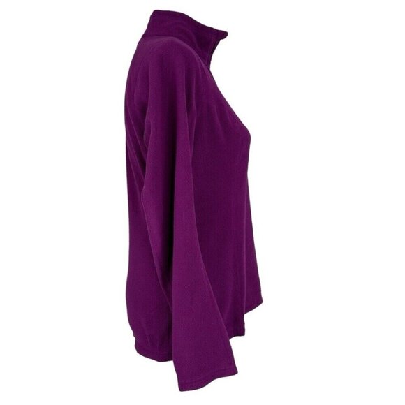 The North Face Women's Purple Athletic 1/4 Zip Fleece Activewear‎ Top Small/C38 - Picture 2 of 14